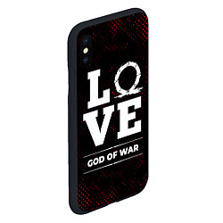 Чехол iPhone XS Max матовый God of War Love Классика, цвет: 3D-черный — фото 2