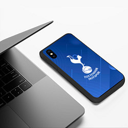 Чехол iPhone XS Max матовый Tottenham hotspur SPORT, цвет: 3D-черный — фото 2