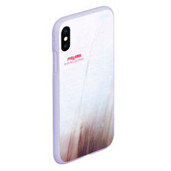 Чехол iPhone XS Max матовый Seventeen Seconds - The Cure, цвет: 3D-светло-сиреневый — фото 2