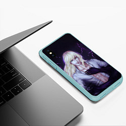Чехол iPhone XS Max матовый Франкенштейн - Дворянство, цвет: 3D-мятный — фото 2