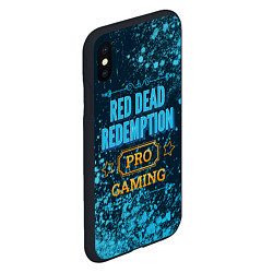 Чехол iPhone XS Max матовый Игра Red Dead Redemption: pro gaming, цвет: 3D-черный — фото 2