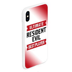 Чехол iPhone XS Max матовый Resident Evil: Best Player Ultimate, цвет: 3D-белый — фото 2