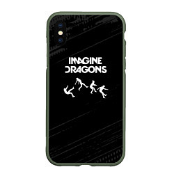 Чехол iPhone XS Max матовый Imagine Dragons - Alternative