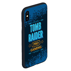 Чехол iPhone XS Max матовый Игра Tomb Raider: pro gaming, цвет: 3D-черный — фото 2
