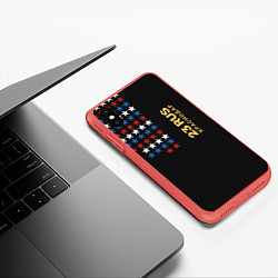 Чехол iPhone XS Max матовый 23 RUS Краснодар, цвет: 3D-красный — фото 2