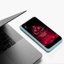 Чехол iPhone XS Max матовый Cult of the Lamb - Ритуал, цвет: 3D-мятный — фото 2