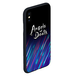 Чехол iPhone XS Max матовый Angels of Death stream, цвет: 3D-черный — фото 2