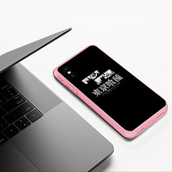 Чехол iPhone XS Max матовый Токийский гуль Канеки, цвет: 3D-баблгам — фото 2
