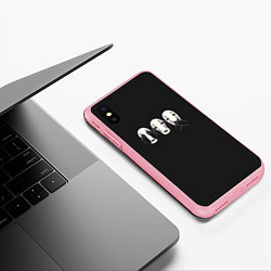 Чехол iPhone XS Max матовый Каонаси-Безликий, цвет: 3D-баблгам — фото 2