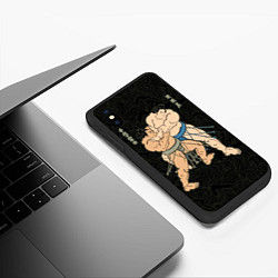 Чехол iPhone XS Max матовый Сумо, цвет: 3D-черный — фото 2