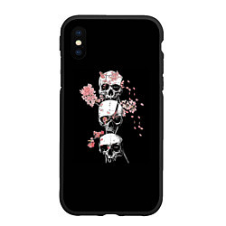 Чехол iPhone XS Max матовый Youll be fine, цвет: 3D-черный