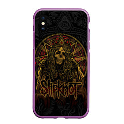 Чехол iPhone XS Max матовый Slipknot - death