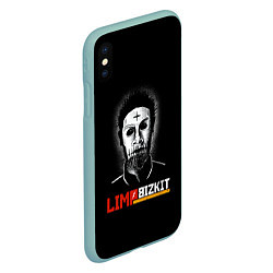 Чехол iPhone XS Max матовый Limp bizkit Wes Borland, цвет: 3D-мятный — фото 2