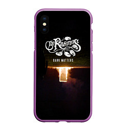 Чехол iPhone XS Max матовый Dark Matters - The Rasmus, цвет: 3D-фиолетовый