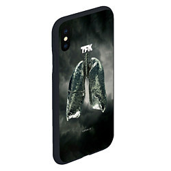 Чехол iPhone XS Max матовый Exhale - Thousand Foot Krutch, цвет: 3D-черный — фото 2