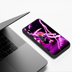 Чехол iPhone XS Max матовый Гоку Блек Аниме Dragon Ball, цвет: 3D-черный — фото 2