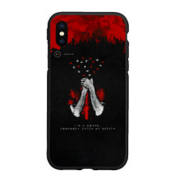 Чехол iPhone XS Max матовый Goner - Twenty One Pilots, цвет: 3D-черный