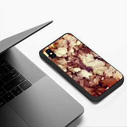 Чехол iPhone XS Max матовый Ключ правды осенних листьях, цвет: 3D-черный — фото 2