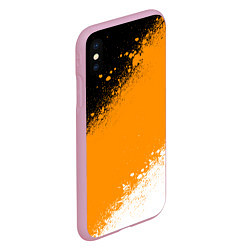 Чехол iPhone XS Max матовый Имперский флаг - триколор, цвет: 3D-розовый — фото 2