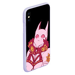 Чехол iPhone XS Max матовый Милый стенд Killer Queen - Jojo, цвет: 3D-светло-сиреневый — фото 2