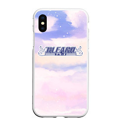 Чехол iPhone XS Max матовый Bleach sky clouds, цвет: 3D-белый