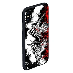 Чехол iPhone XS Max матовый Демон внутри меня, цвет: 3D-черный — фото 2