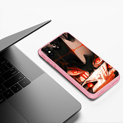 Чехол iPhone XS Max матовый Аста и его демон - Черный клевер, цвет: 3D-баблгам — фото 2