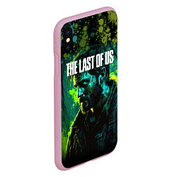 Чехол iPhone XS Max матовый Joel - last of us, цвет: 3D-розовый — фото 2