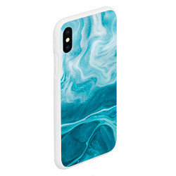 Чехол iPhone XS Max матовый Морской бриз, цвет: 3D-белый — фото 2
