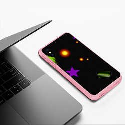 Чехол iPhone XS Max матовый Cosmic view, цвет: 3D-баблгам — фото 2