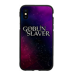 Чехол iPhone XS Max матовый Goblin Slayer gradient space