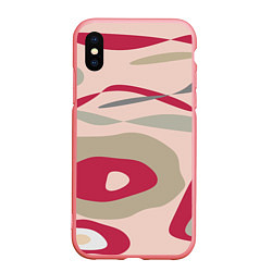 Чехол iPhone XS Max матовый Magenta, цвет: 3D-баблгам