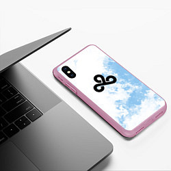 Чехол iPhone XS Max матовый Cloud9 Облачный, цвет: 3D-розовый — фото 2