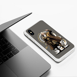 Чехол iPhone XS Max матовый Бог Odin - мифы древних славян, цвет: 3D-белый — фото 2