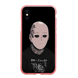 Чехол iPhone XS Max матовый Saitama - Slipknot, цвет: 3D-баблгам