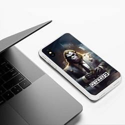 Чехол iPhone XS Max матовый Gorilla Payday 3, цвет: 3D-белый — фото 2