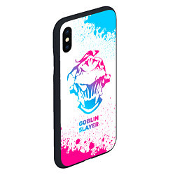 Чехол iPhone XS Max матовый Goblin Slayer neon gradient style, цвет: 3D-черный — фото 2