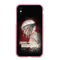 Чехол iPhone XS Max матовый Dead Mount Death Play - Corpse God, цвет: 3D-розовый