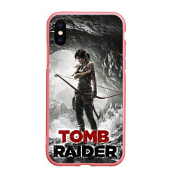 Чехол iPhone XS Max матовый Rise of the tomb rider, цвет: 3D-баблгам