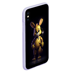 Чехол iPhone XS Max матовый Spring Bonnie Five Nights at Freddys, цвет: 3D-светло-сиреневый — фото 2