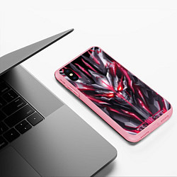 Чехол iPhone XS Max матовый Адский демон, цвет: 3D-баблгам — фото 2