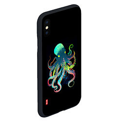 Чехол iPhone XS Max матовый Глубоководное Чудо, цвет: 3D-черный — фото 2