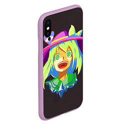 Чехол iPhone XS Max матовый Touhou Project Койши Комейдзи, цвет: 3D-сиреневый — фото 2