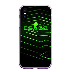 Чехол iPhone XS Max матовый CS GO dark green