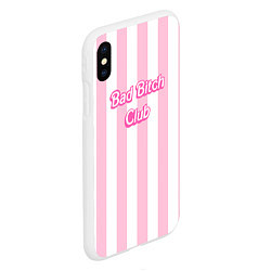 Чехол iPhone XS Max матовый Bad Bitch Club - barbie style, цвет: 3D-белый — фото 2