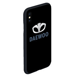 Чехол iPhone XS Max матовый Daewoo sport auto, цвет: 3D-черный — фото 2