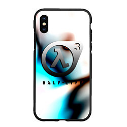 Чехол iPhone XS Max матовый Half life 3 is coming, цвет: 3D-черный