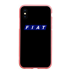 Чехол iPhone XS Max матовый Fiat sport auto, цвет: 3D-баблгам