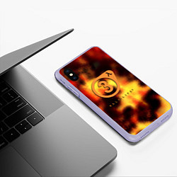 Чехол iPhone XS Max матовый Half life game, цвет: 3D-светло-сиреневый — фото 2