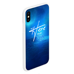 Чехол iPhone XS Max матовый Foo Fighters: but here we are, цвет: 3D-белый — фото 2